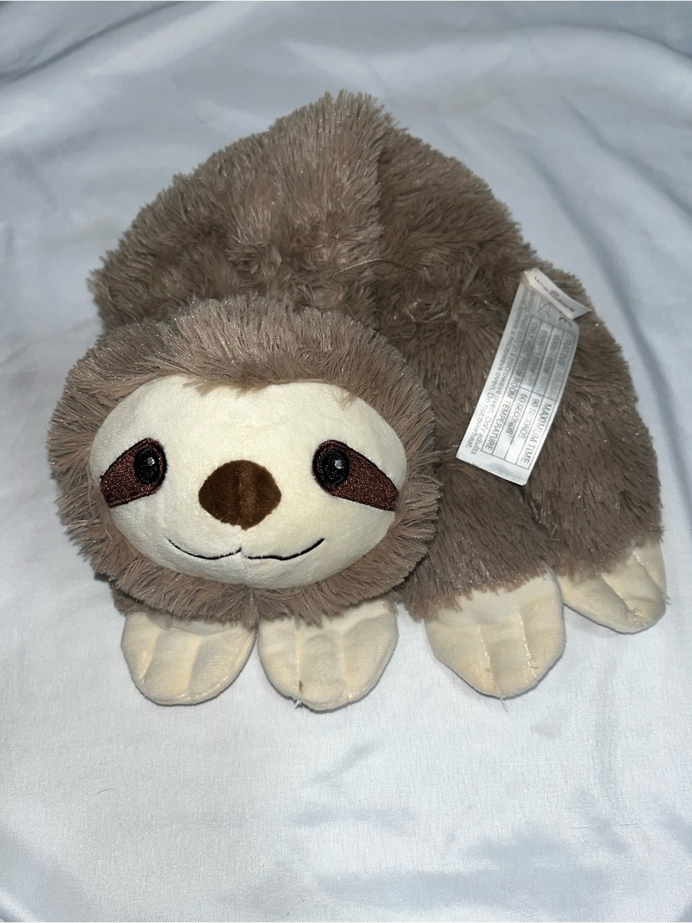 Warmies Cozy Plush Sloth Wrap Therapy Toy Microwavable Heatable Lavender